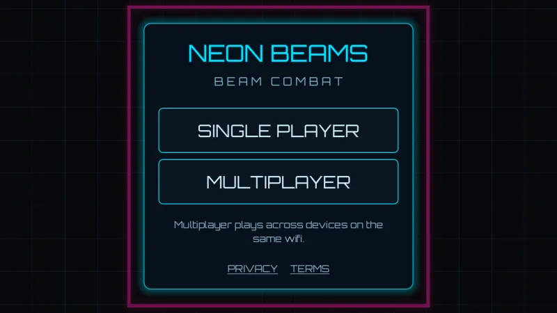 Main menu